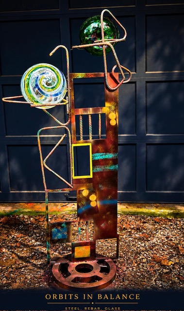 Orbits in Balance sculpture by Dana A. Draa